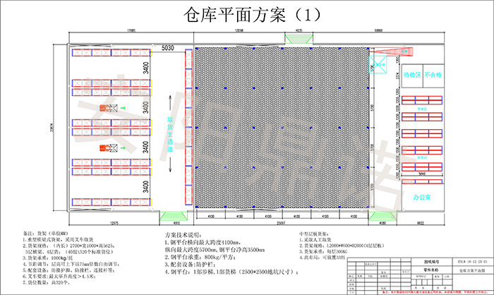 農(nóng)資廠家倉庫貨架布置方案