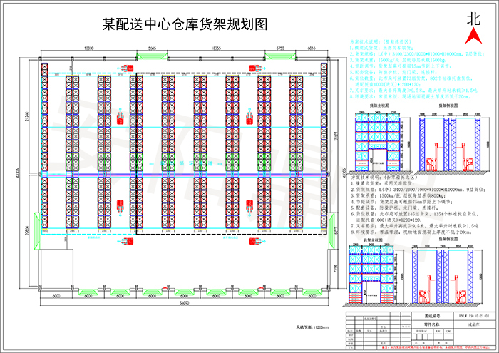 大型商超倉庫配送中心高位貨架倉儲方案